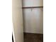 Walk-in closet with a rod for hanging clothes at 59 Belle Maison Ave, Las Vegas, NV 89123