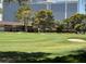 View of the meticulously maintained golf course at the Las Vegas Country Club Estates, offering a beautiful green space at 632 Tam O Shanter, Las Vegas, NV 89109