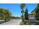 Entrance to Mountain View Ranch Estates showcases manicured landscaping and a secure gated entry to a luxury community at 8010 Palm Cove Ct, Las Vegas, NV 89129