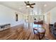 Bright living room with hardwood floors, and open layout at 8010 Palm Cove Ct, Las Vegas, NV 89129