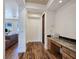 Office space with desk and hardwood floors at 8010 Palm Cove Ct, Las Vegas, NV 89129