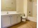 Standard bathroom with tile floors, vanity, toilet, and shower-tub combo at 908 Duckhorn Ct # 102, Las Vegas, NV 89144