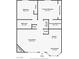 Detailed floor plan showcasing the layout of the home, including room dimensions and closet spaces at 925 Falconhead Ln # 102, Las Vegas, NV 89128