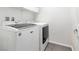 Laundry room with a modern washer and dryer set for easy laundry days at 10013 Sable Point St, Las Vegas, NV 89178