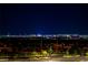 Striking city views at night at 312 Wind Poppy St, Las Vegas, NV 89138