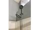Close-up of dual showerheads in a modern bathroom setting at 3412 Catherine Mermet Ave, North Las Vegas, NV 89081