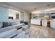 Contemporary living area showcasing stylish seating, modern kitchen, and open floor plan at 3722 Las Vegas Blvd # 2512 E, Las Vegas, NV 89158