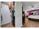 Walk-in closet offering ample storage space with shelves, rods, and organized clothing at 3928 Edgemoor Way, Las Vegas, NV 89121