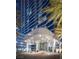 Well-lit porte-cochère provides elegant access to the high-rise entrance and valet parking at 4471 Dean Martin Dr # 2406, Las Vegas, NV 89103