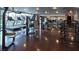 Full gym with treadmills, weight machines, and an assortment of equipment, hardwood flooring at 4471 Dean Martin Dr # 2406, Las Vegas, NV 89103