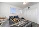 Bedroom with a Golden Knights theme and closet at 5907 Soft Mist Ct, Las Vegas, NV 89110