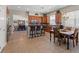 Bright kitchen with updated appliances and connects to the adjacent dining room at 6958 Lazy Sunset Ct, Las Vegas, NV 89156