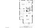 Second floor layout featuring a Gathering room, kitchen, living room, dining room and balcony at 9784 Kodiak Island Ct, Las Vegas, NV 89141
