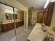 Bathroom featuring double sinks and a walk-in shower at , Las Vegas, NV 89128