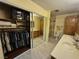 Bathroom featuring double sinks and a walk-in shower at , Las Vegas, NV 89128