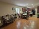 Open floor plan with hardwood floors, decorative table and chairs, plus a sofa at , Las Vegas, NV 89128