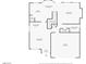 First floor plan showing layout of kitchen, bedrooms, bathrooms, dining room, living room, and garage at 11219 Playa Bonita Ave, Las Vegas, NV 89138