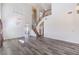Spacious living room boasts soaring ceilings, hardwood floors, and abundant natural light at 11219 Playa Bonita Ave, Las Vegas, NV 89138