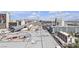 Bright Las Vegas, Nevada, skyline showcases modern architecture and vibrant city life with beautiful blue skies at 150 Las Vegas Blvd # 1906, Las Vegas, NV 89101