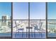 City view with seating, featuring a table with 2 chairs on the balcony, creating the perfect place for conversation at 150 Las Vegas Blvd # 1906, Las Vegas, NV 89101