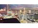 Beautiful cityscape at night highlighting vibrant city lights and iconic buildings in the distance at 150 Las Vegas Blvd # 1906, Las Vegas, NV 89101