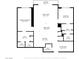 Detailed floor plan showcasing the layout of the home, including room dimensions and locations of bathrooms and closets at 150 Las Vegas Blvd # 1906, Las Vegas, NV 89101