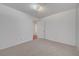 Bedroom with neutral paint, carpet, and ample space offers a tranquil retreat at 1705 Westwind Rd, Las Vegas, NV 89146