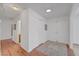 Hallway with wood floors, access to bathroom, and bedroom at 1705 Westwind Rd, Las Vegas, NV 89146