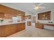 Well-appointed kitchen with ample counter space and cabinetry for the home chef at 1705 Westwind Rd, Las Vegas, NV 89146