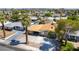 Aerial view of home and neighborhood with lush greenery and convenient carport at 1916 Howard Ave, Las Vegas, NV 89104