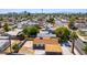 Aerial view of home and neighborhood with easy access to the Las Vegas Strip at 1916 Howard Ave, Las Vegas, NV 89104