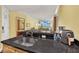 Modern kitchenette featuring black granite countertops and updated appliances at 2000 N Fashion Show Dr # 2222, Las Vegas, NV 89109