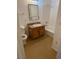 A functional bathroom with a single sink vanity and a shower-tub combination at 2019 Rancho Lake Dr # 102, Las Vegas, NV 89108