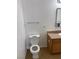 Modest bathroom showing toilet and vanity at 2019 Rancho Lake Dr # 102, Las Vegas, NV 89108
