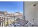 Balcony seating with a scenic view of Las Vegas buildings and the High Roller at 211 E Flamingo Rd # 402, Las Vegas, NV 89169
