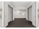 Modern building elevators with sleek white doors and illuminated side panels at 3722 Las Vegas Blvd # 3209, Las Vegas, NV 89158