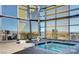 Rooftop hot tub offers views of city's skyline, promising a serene and luxurious experience at 3722 Las Vegas Blvd # 3209, Las Vegas, NV 89158