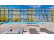 Stunning rooftop pool with city views and lounge chairs, perfect for relaxation and entertainment at 3722 Las Vegas Blvd # 3209, Las Vegas, NV 89158