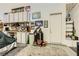 Garage featuring lots of storage, workspace, and access to backyard at 412 Middlestone Ave, Henderson, NV 89011