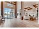 Spacious lobby featuring beautiful tile, exposed brick, and comfortable seating at 412 Middlestone Ave, Henderson, NV 89011