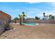 Large private backyard featuring in ground pool at 5033 Austrian Dr, Las Vegas, NV 89130