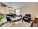 Comfortable living room with high ceilings and natural light at 5033 Austrian Dr, Las Vegas, NV 89130