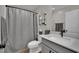 This bathroom features a shower and updated vanity at 530 Sonoma Range St, Las Vegas, NV 89138