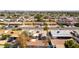 Bird's eye view showcases the home, neighborhood, and street at 5800 Auborn Ave, Las Vegas, NV 89108