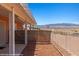 Spacious balcony with mountain views at 731 Appletree Ln, Mesquite, NV 89027