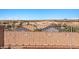Balcony view with rooftops and distant mountains at 731 Appletree Ln, Mesquite, NV 89027