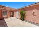 Exterior patio with tile roof and stucco walls at 731 Appletree Ln, Mesquite, NV 89027