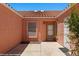 Exterior patio with tile roof and stucco walls at 731 Appletree Ln, Mesquite, NV 89027