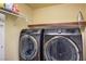 Convenient laundry room with modern Samsung washer and dryer at 8316 Accolade St, Las Vegas, NV 89139