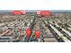 Community aerial view highlighting nearby schools and main road for convenient access to amenities at 8436 Noir Ave, Las Vegas, NV 89129